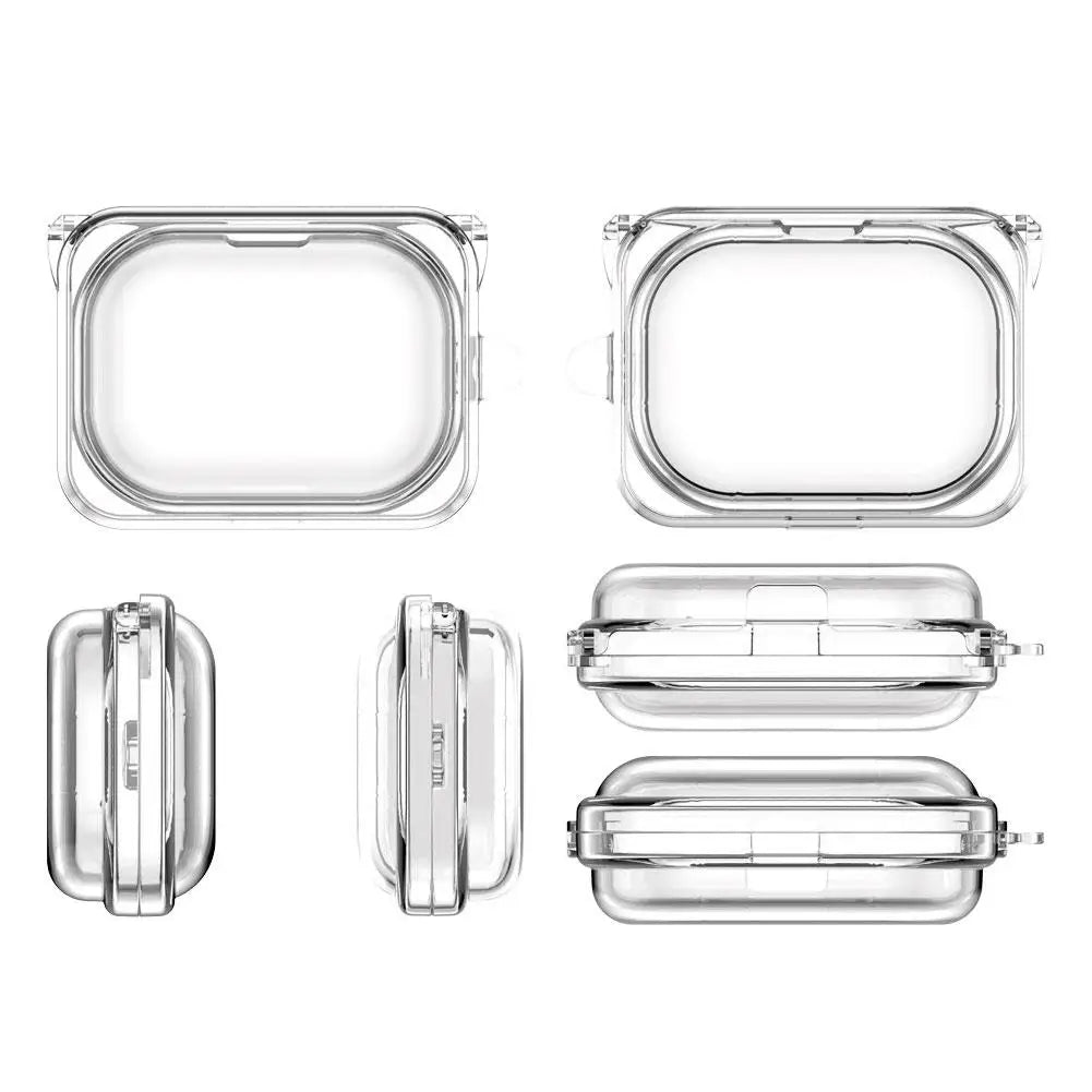 Transparent TPU Case for Nothing Ear (a) & Ear 2 + Keychain Earphone Case Cover QXL