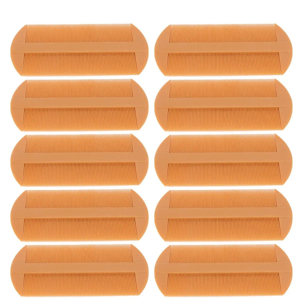 10-Pack Double-Sided Fine Tooth Lice Comb | All Hair Types Lice Comb Set QXL
