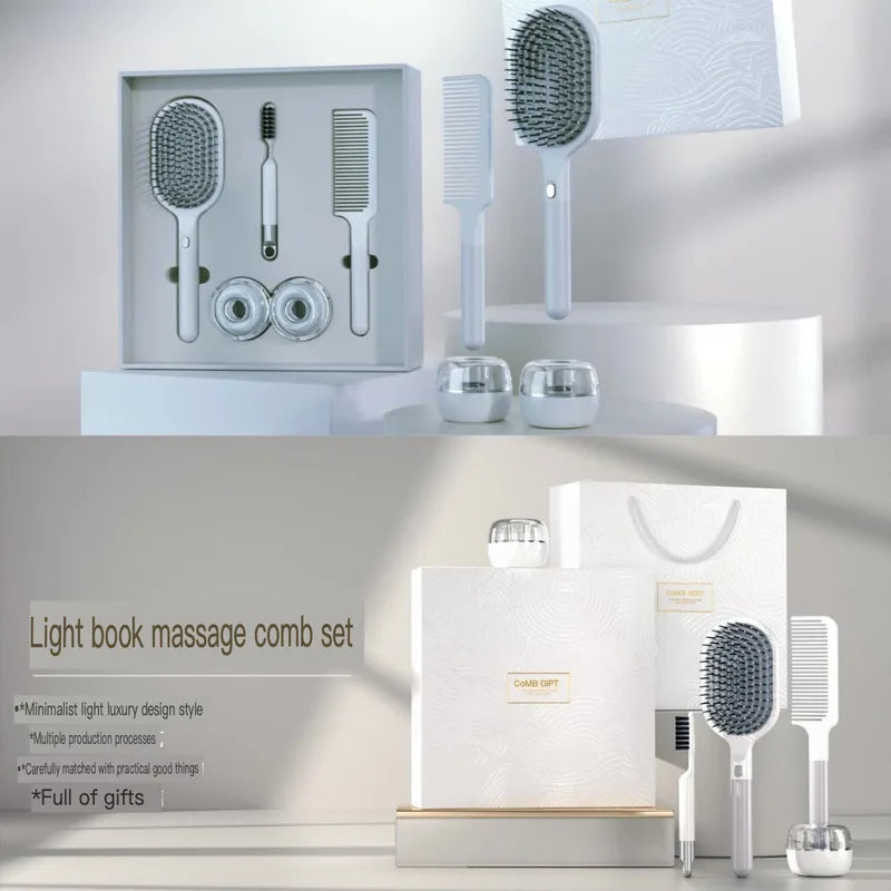 Air Cushion Comb Gift Set | Detangling & Scalp Massage Hair Comb Gift Set QXL