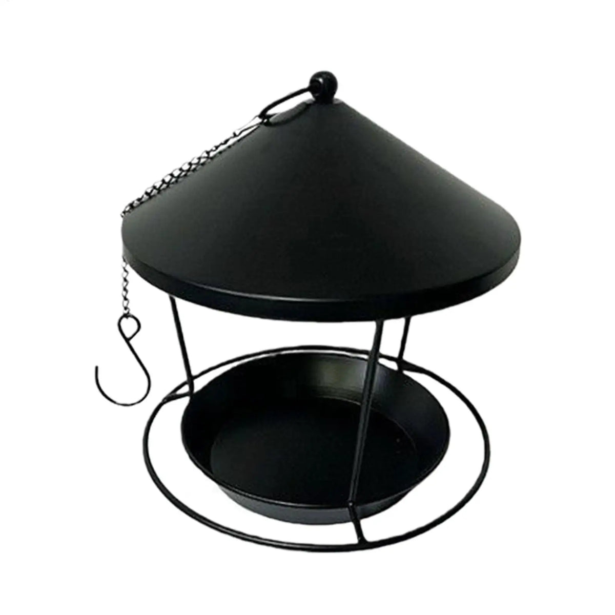 Outdoor Hanging Metal Bird Feeder | Weatherproof Garden Tray Hanging Bird Feeder QXL