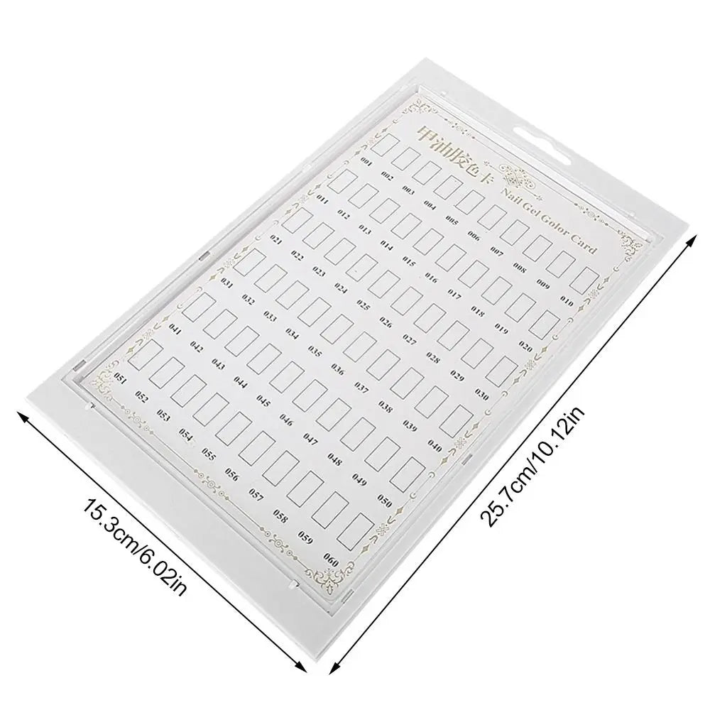 Nail Polish Color Card Display Stand | 60-Color Rack Nail Display Stand QXL