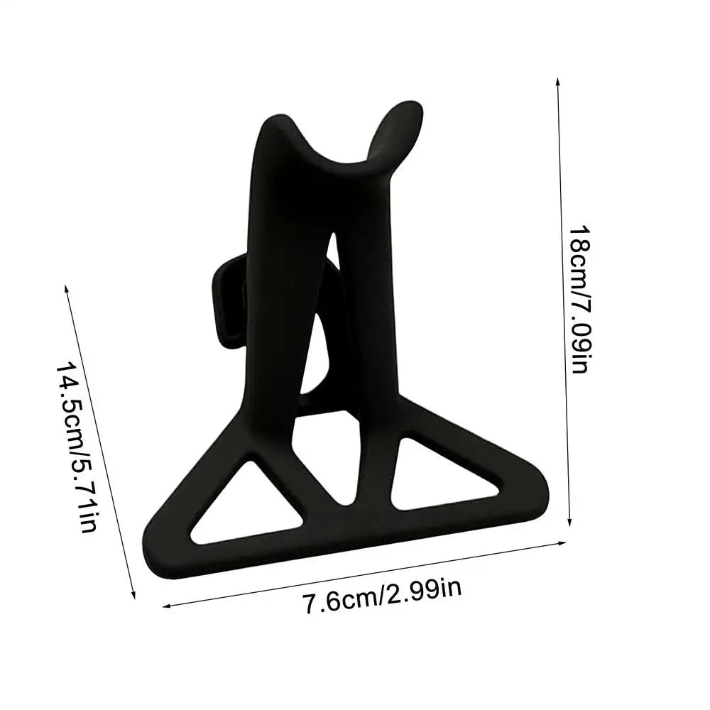 Swimming Pool Hose Support Bracket | 32mm Pipe Holder Pool Hose Bracket QXL Black