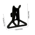 Swimming Pool Hose Support Bracket | 32mm Pipe Holder Pool Hose Bracket QXL Black