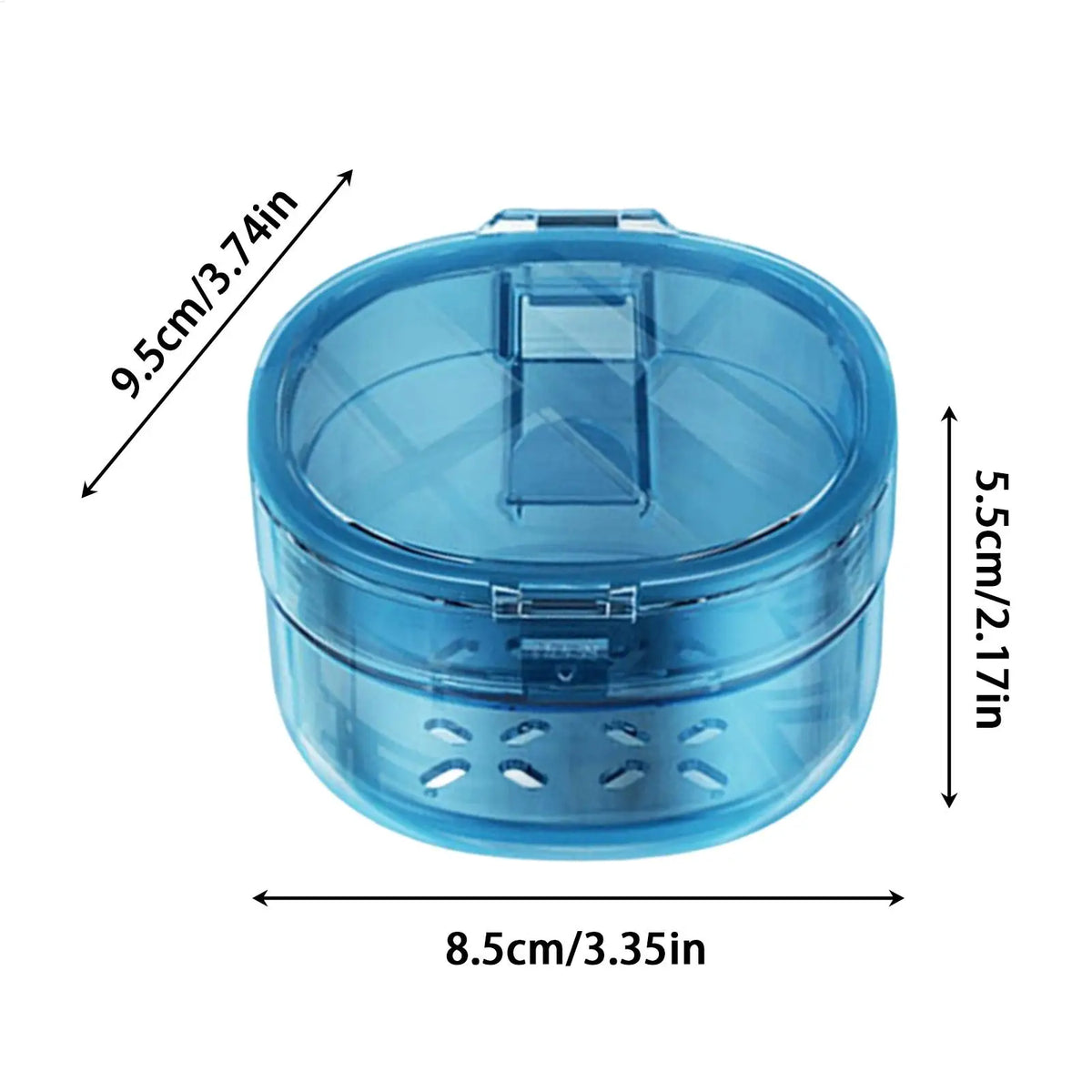 Portable Leak-Proof Denture & Retainer Soaking Case Denture Soaking Case QXL