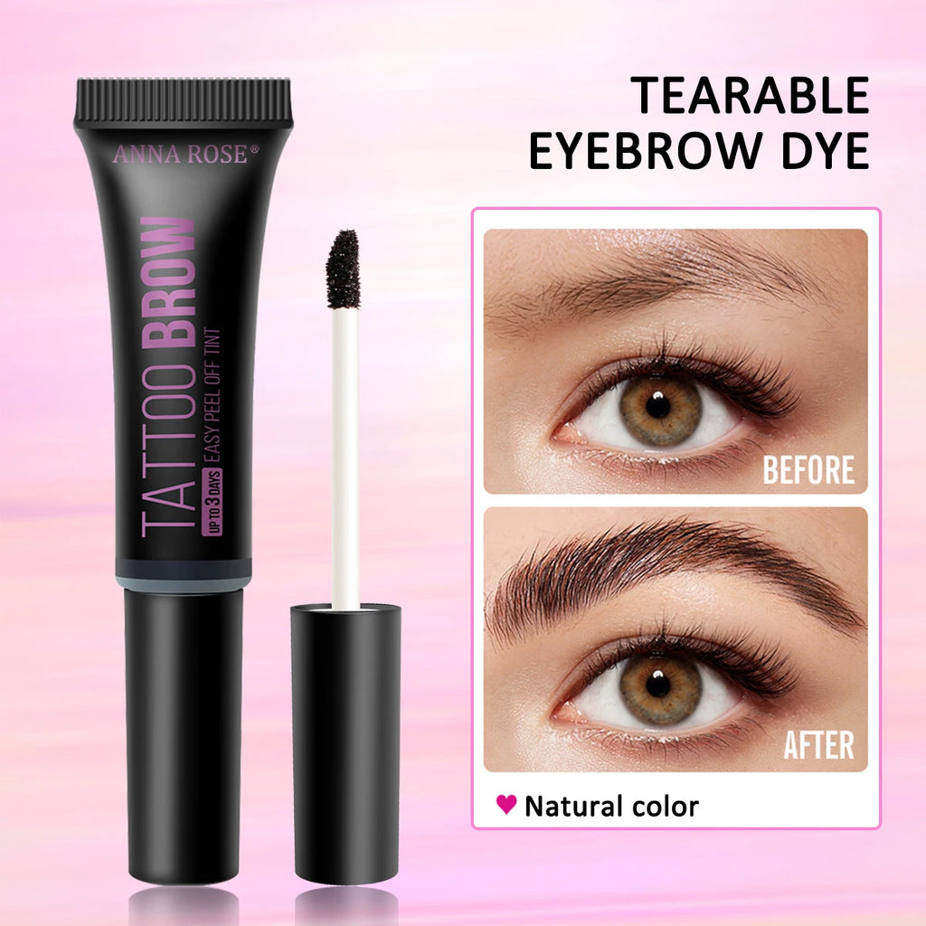 Peel-Off Brow Gel | Waterproof & Sweat-Resistant | 15ml Eyebrow Gel QXL
