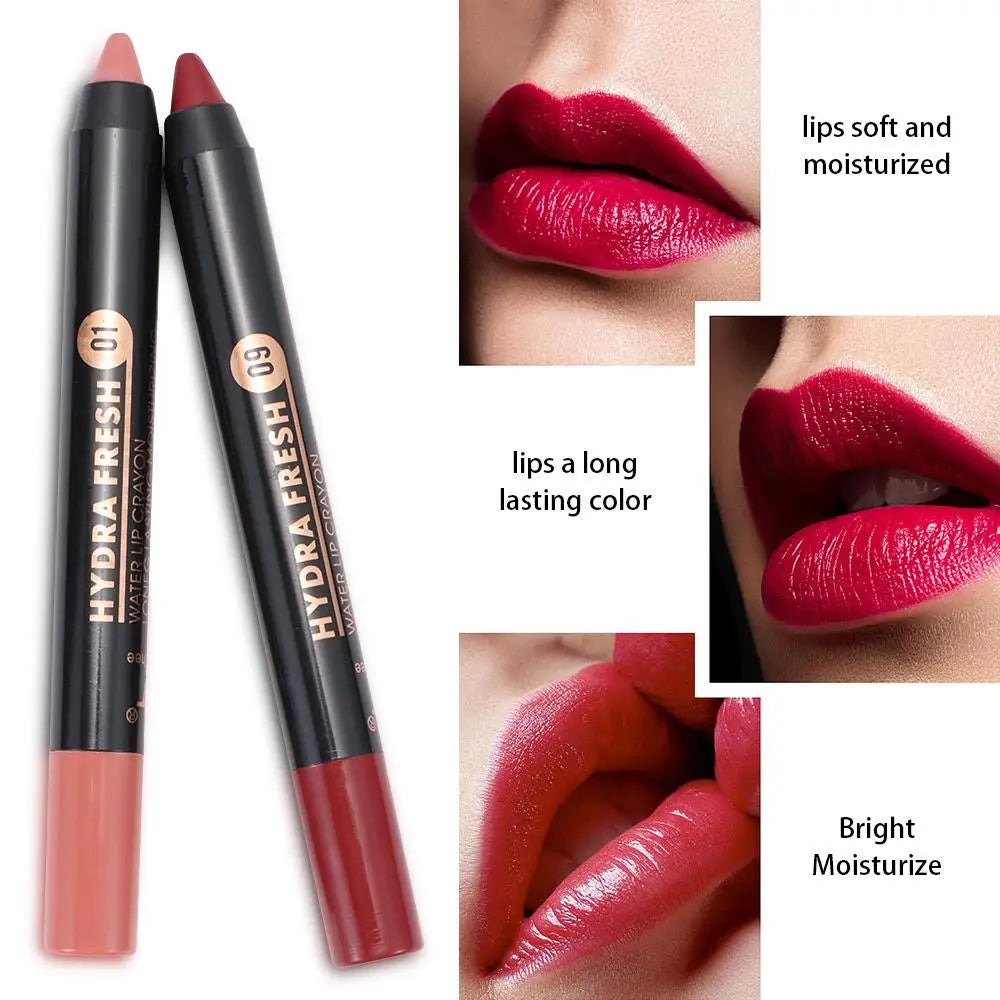 Matte Lipstick Pencil – Nude Velvet Waterproof | 9 Shades Matte Lipstick Pencil QXL