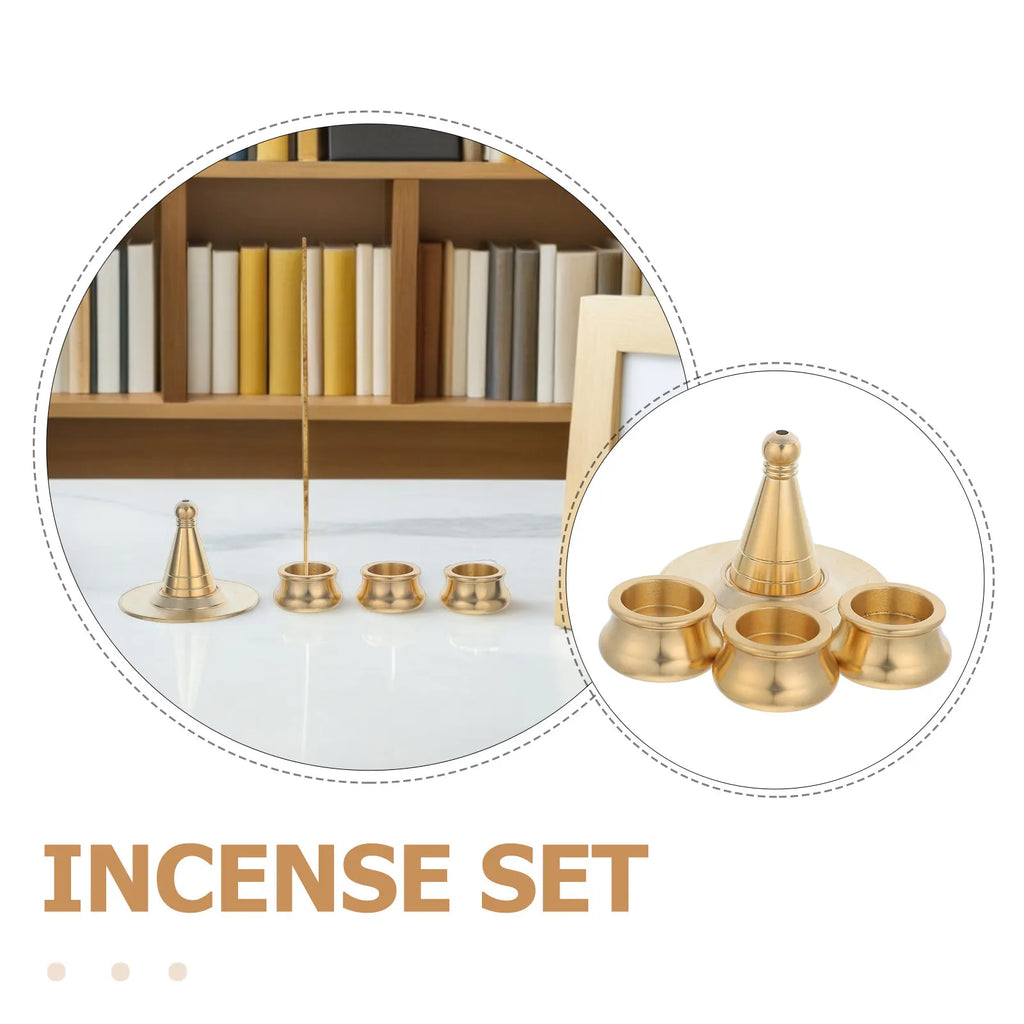 DIY Copper Incense Cone Mold Kit | Tower Burner & Ash Catcher Incense Mold & Burner QXL