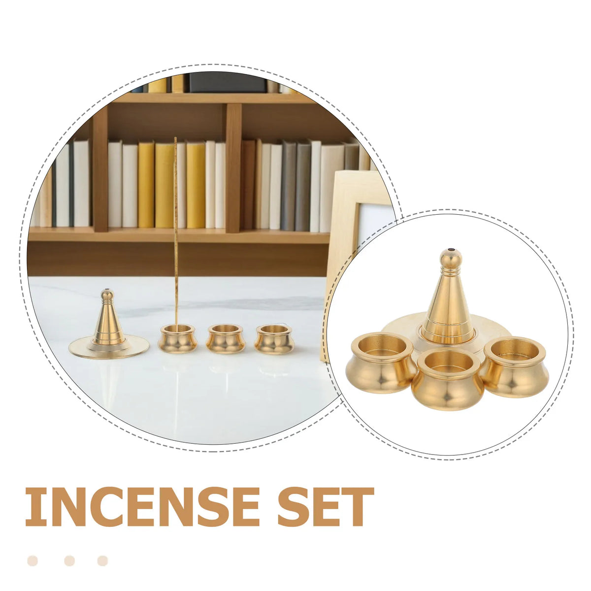 DIY Copper Incense Cone Mold Kit | Tower Burner & Ash Catcher Incense Mold & Burner QXL