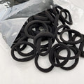 Elastic Nylon Hair Ties & Headband Loops – All Seasons Hair Ties & Headbands QXL M318 black 100 PCS