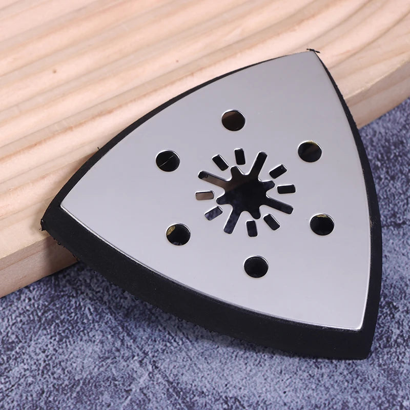 90mm Triangular Sanding Pad 6-Hole Quick-Release Velcro Triangular Sanding Pad QXL