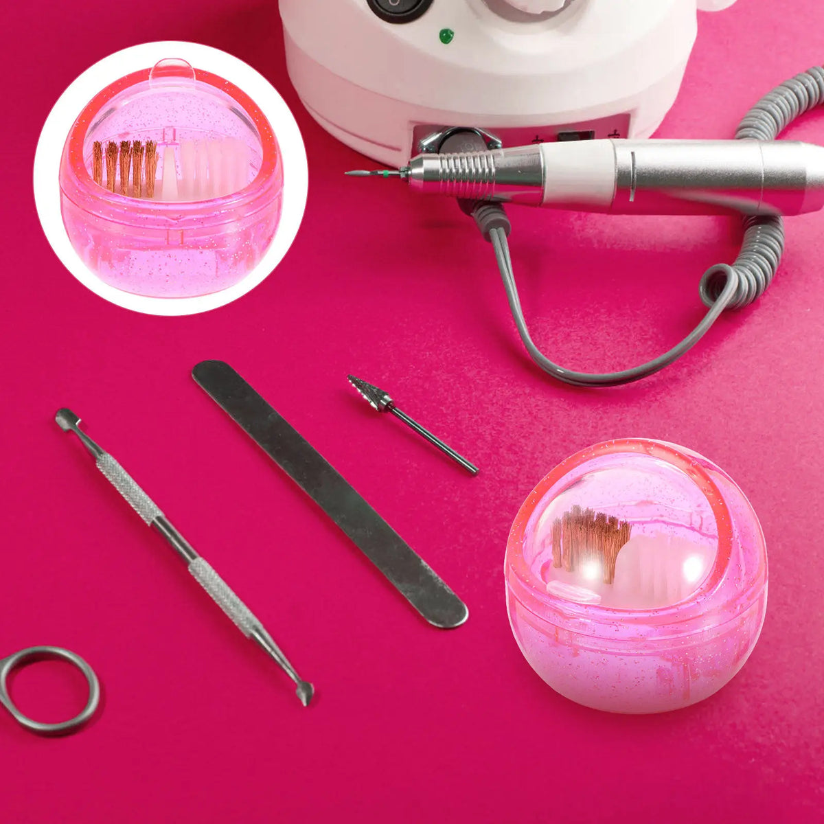 Nail Drill Cleaning Brush | Deep Clean Bits & Dust Remover Nail Drill Cleaning Brush QXL Default Title