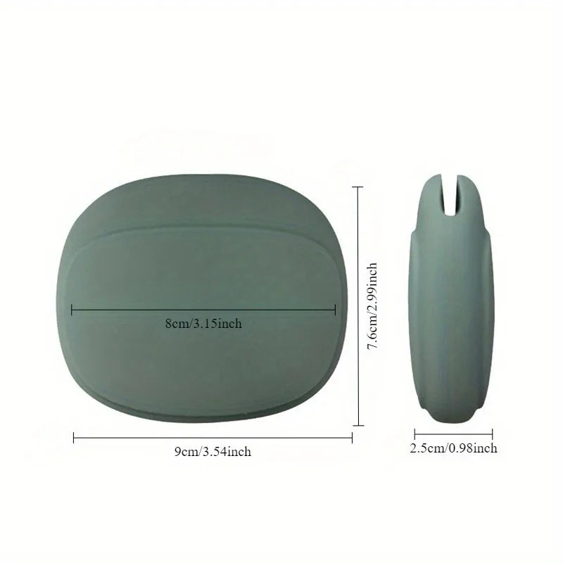 Silicone Cable & Earphone Storage Bag | Travel Organizer 1-3 Pack Silicone Storage Bag QXL