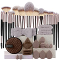 Professional Makeup Brush Set – Foundation, Blush & Eyeshadow Makeup Brush Set QXL BK18-D