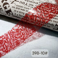 Lace & Leopard Print Nail Foil Stickers | DIY Nail Art Nail Art Foil Stickers QXL 9