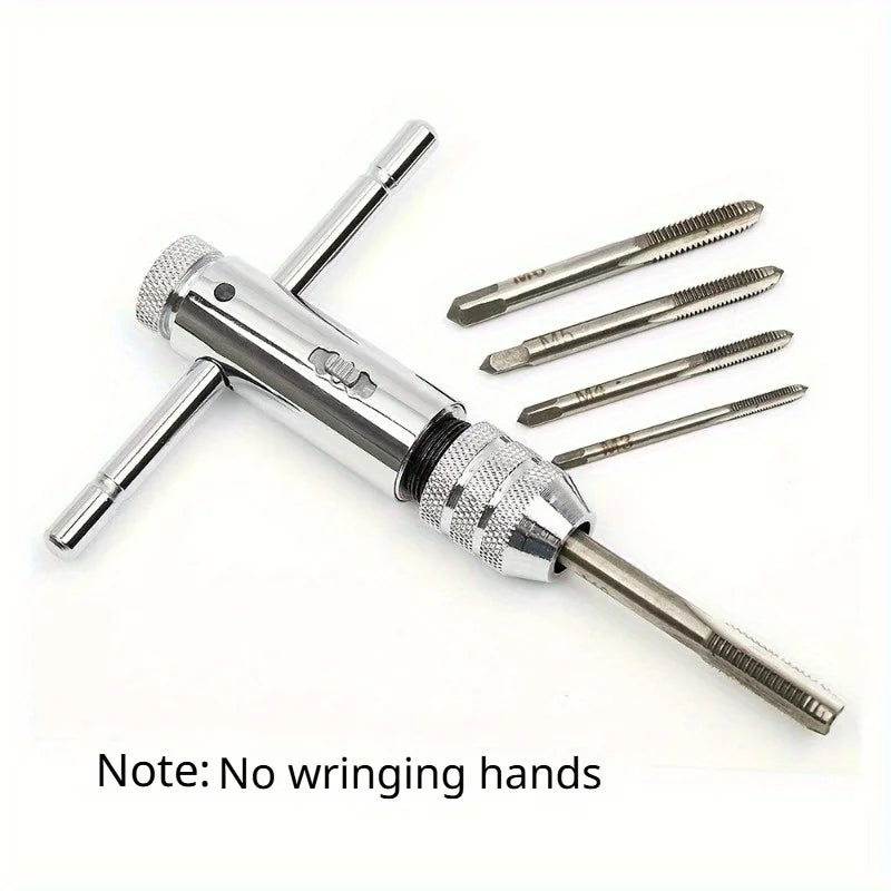 M3–M8 Metric Hand Tap Set | Plug Thread Tapping Tool Hand Tap Set QXL