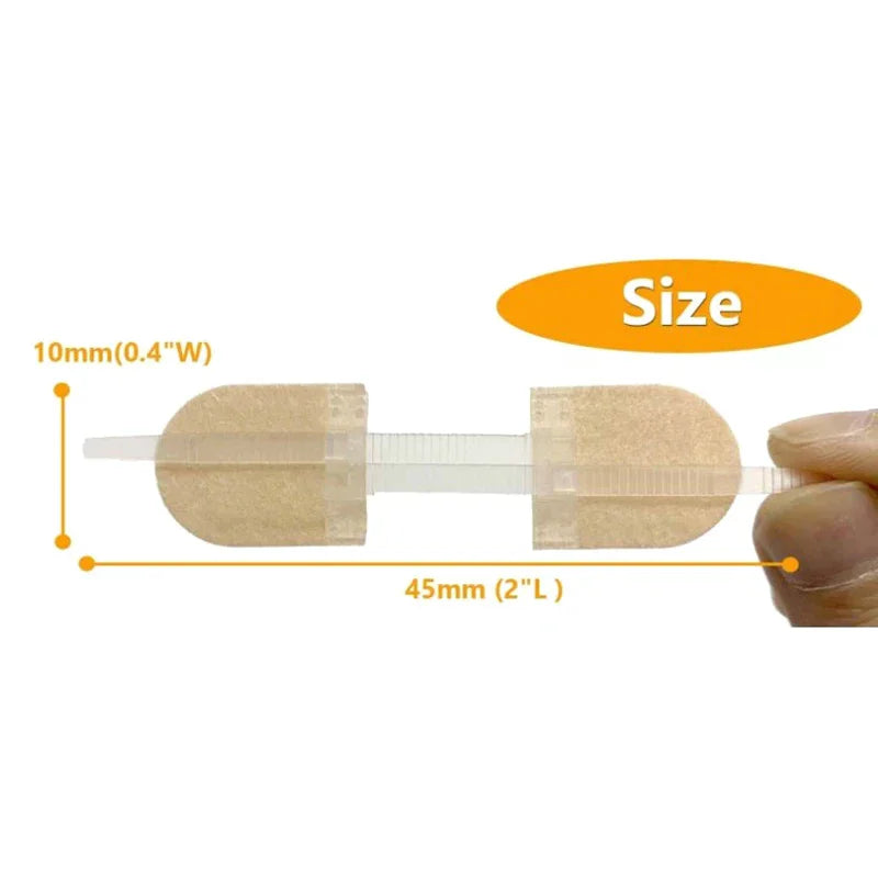 Zipper Wound Closure Patch | Breathable Elastic Bandage Strip Wound Closure Patch QXL