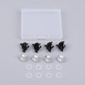 8-Pack Aluminum Motocross Helmet Visor Screws & Washers Helmet Visor Screws QXL 1set