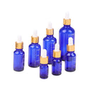 Blue Glass Dropper Bottles 5ml–100ml | Graduated Scale Glass Dropper Bottle QXL 100ml