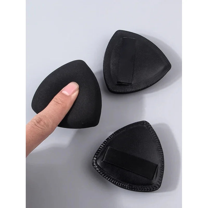 3-Pack Triangle Makeup Sponge Puffs | Foundation Applicator Makeup Sponge Puff QXL