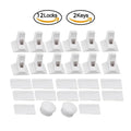 Magnetic Cabinet Safety Locks for Babies & Toddlers | Drawer Lock Cabinet Safety Lock QXL A61 12 locks 2 key