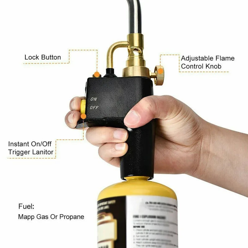 Portable Propane Blow Torch – Welding Soldering Brazing Tool Welding Blow Torch QXL