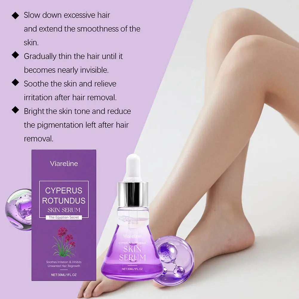 30ml Cyperus Rotundus After-Wax Serum | Hydrating & Brightening After-Wax Skin Serum QXL