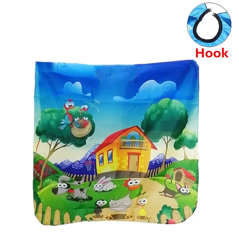Kids Cartoon Hairdressing Cape | Waterproof Haircut Gown Kids Hairdressing Cape QXL 2
