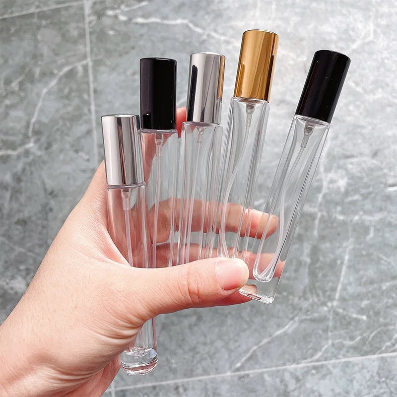 10ml Glass Perfume Atomizer & Roll-On Travel Bottle Perfume Atomizer Bottle QXL