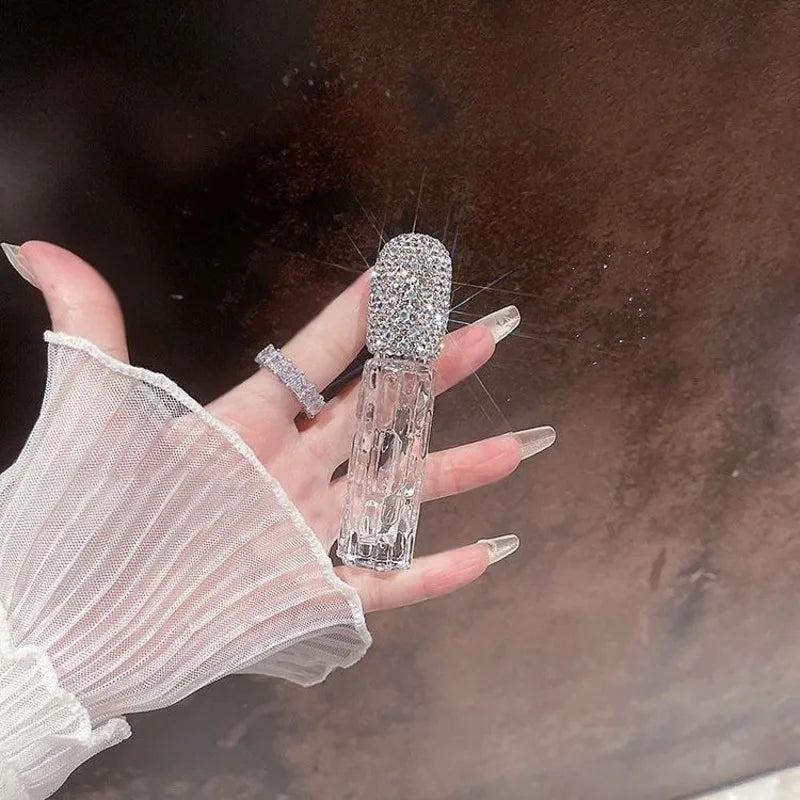 Diamond 10ml Glass Perfume Spray Bottle | Travel Refillable Perfume Atomiser QXL
