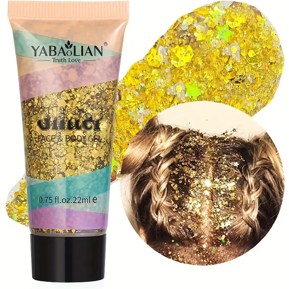 Mermaid Body Glitter Gel | Festival, Carnival & Party Shimmer Body Glitter Gel QXL 7hao