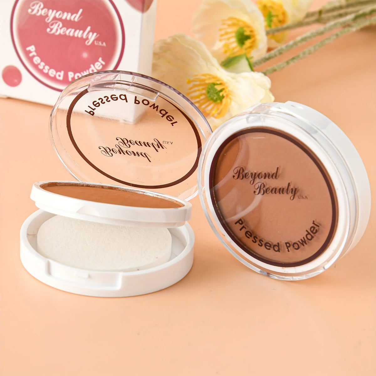 Wheat Bronzing Powder – Matte, Sweatproof Dark Skin Foundation Bronzing Pressed Powder QXL