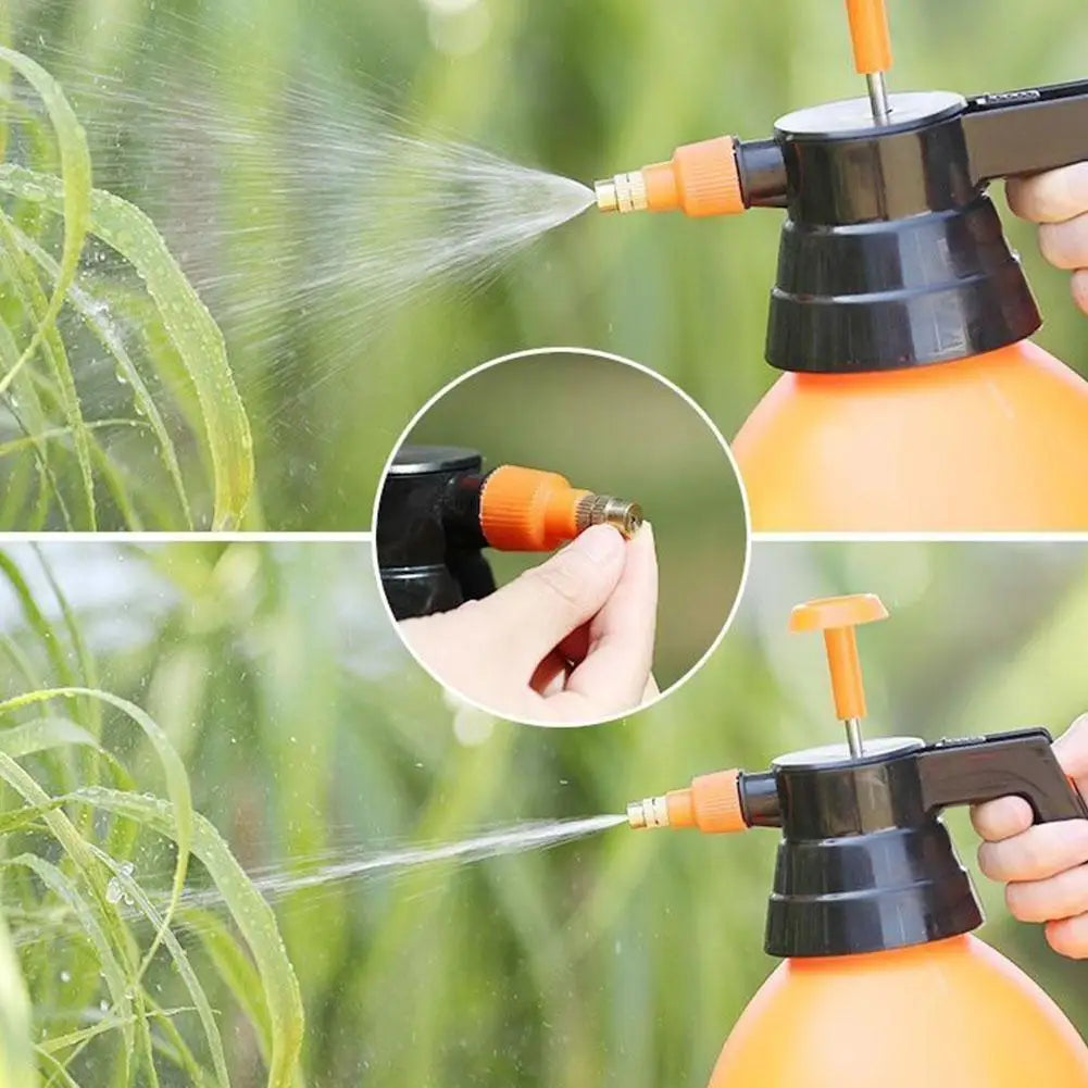 2/5L Garden Pump Pressure Sprayer | Brass Nozzle & Shoulder Strap Garden Pump Sprayer QXL