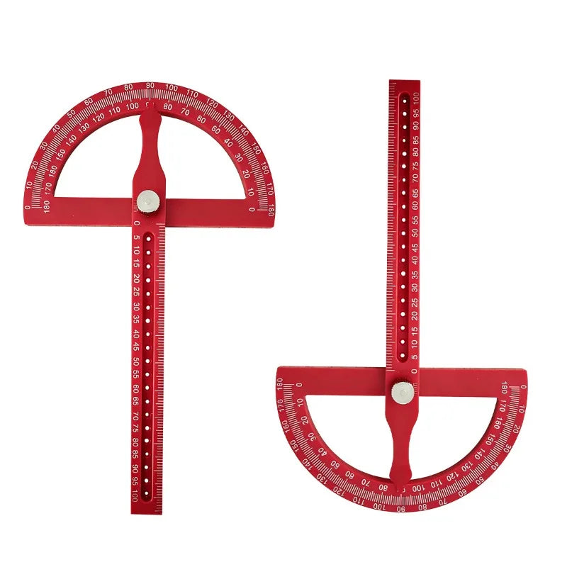 Aluminum Alloy Protractor Angle Marking Ruler | Woodworking Angle Protractor Ruler QXL