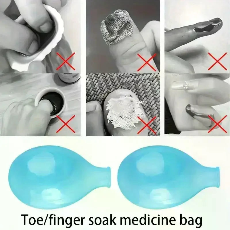 2-Pack Soft Silicone Toe Sleeves & Toe Protectors | S & L Silicone Toe Protector QXL