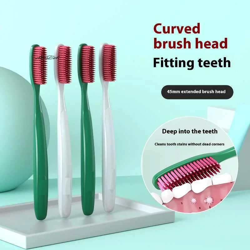 Long-Head Soft Bristle Adult Toothbrush | 1 or 3 Pack Adult Toothbrush QXL