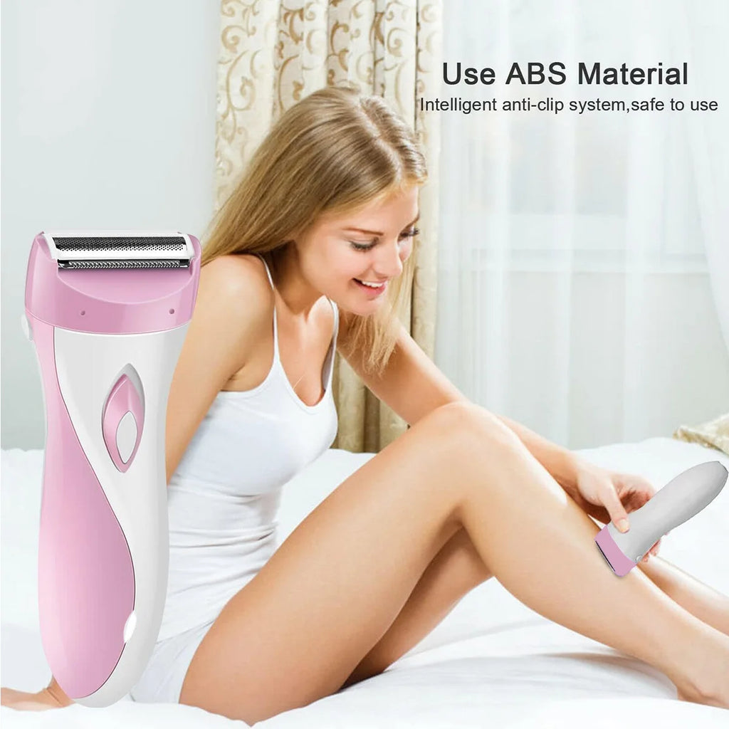 Electric Women's Epilator Bikini Trimmer – Wet & Dry Shaver Women's Epilator Trimmer QXL