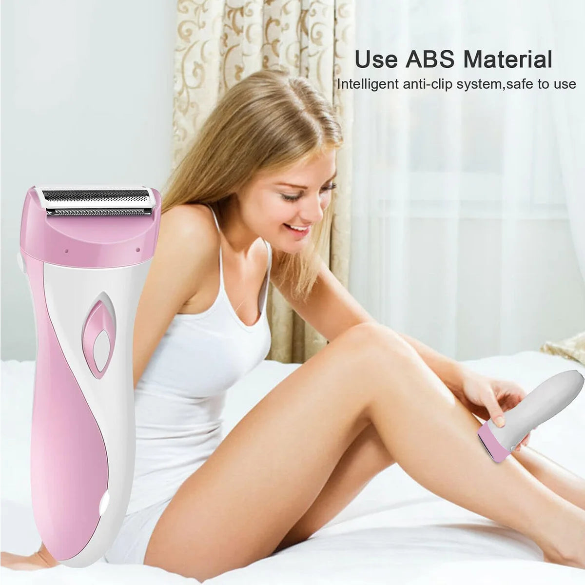 Electric Women's Epilator Bikini Trimmer – Wet & Dry Shaver Women's Epilator Trimmer QXL