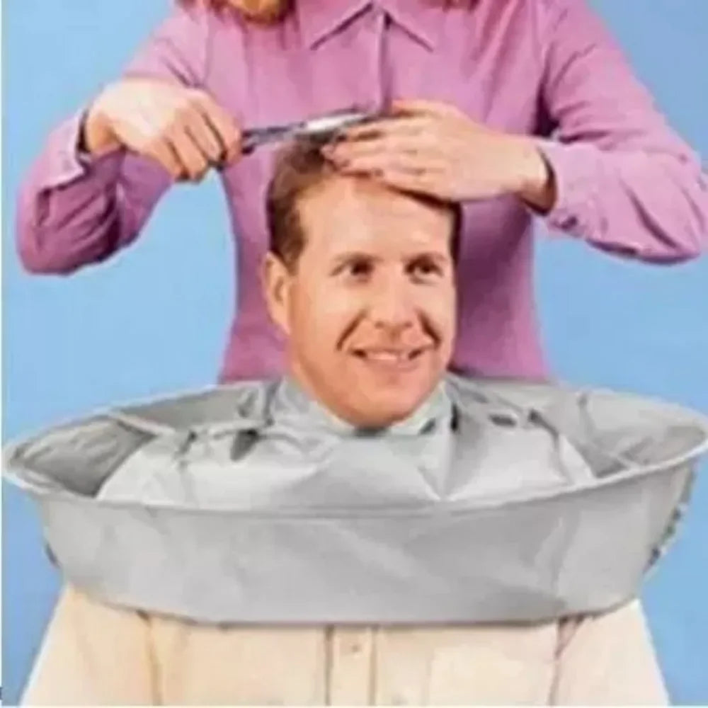 Breathable Foldable Adult Haircut Cape | Hair Dye Cloak Haircut Cape QXL