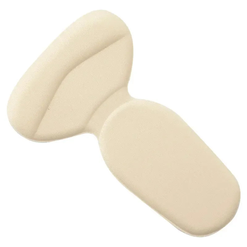 T-Shape Cushion Heel Pads – Women's Shoe Inserts & Protectors Heel Cushion Pads QXL M292 Beige