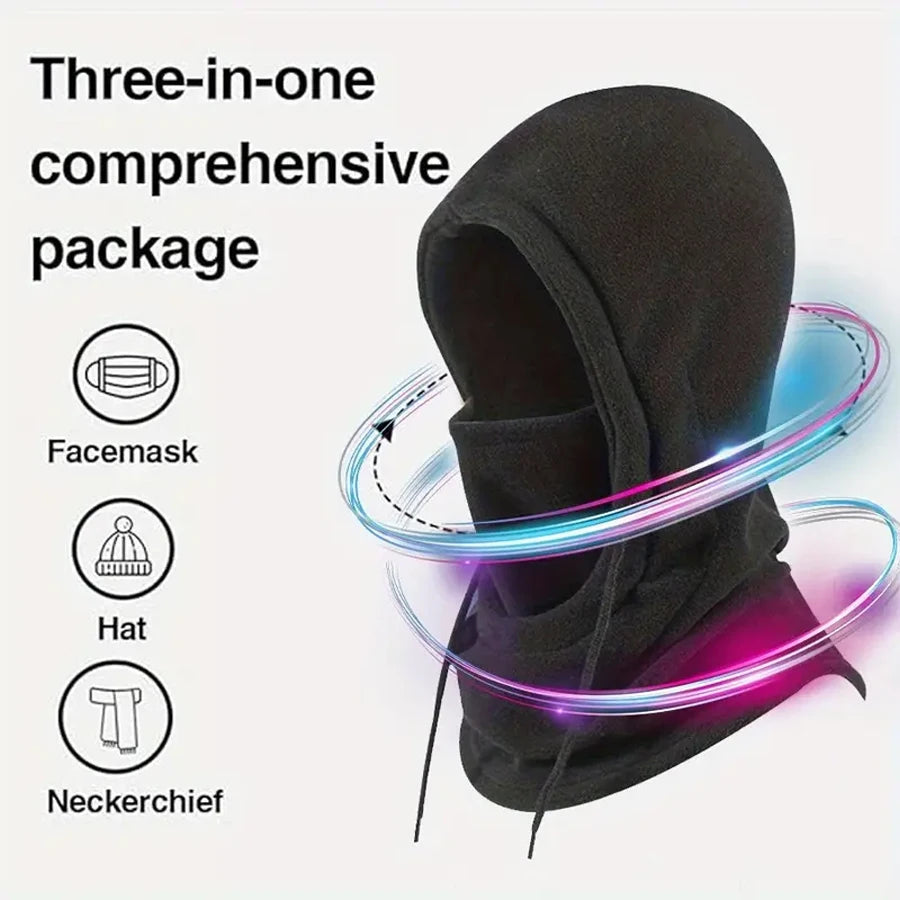 4-in-1 Windproof Winter Balaclava | Face Mask & Neck Gaiter Winter Balaclava QXL