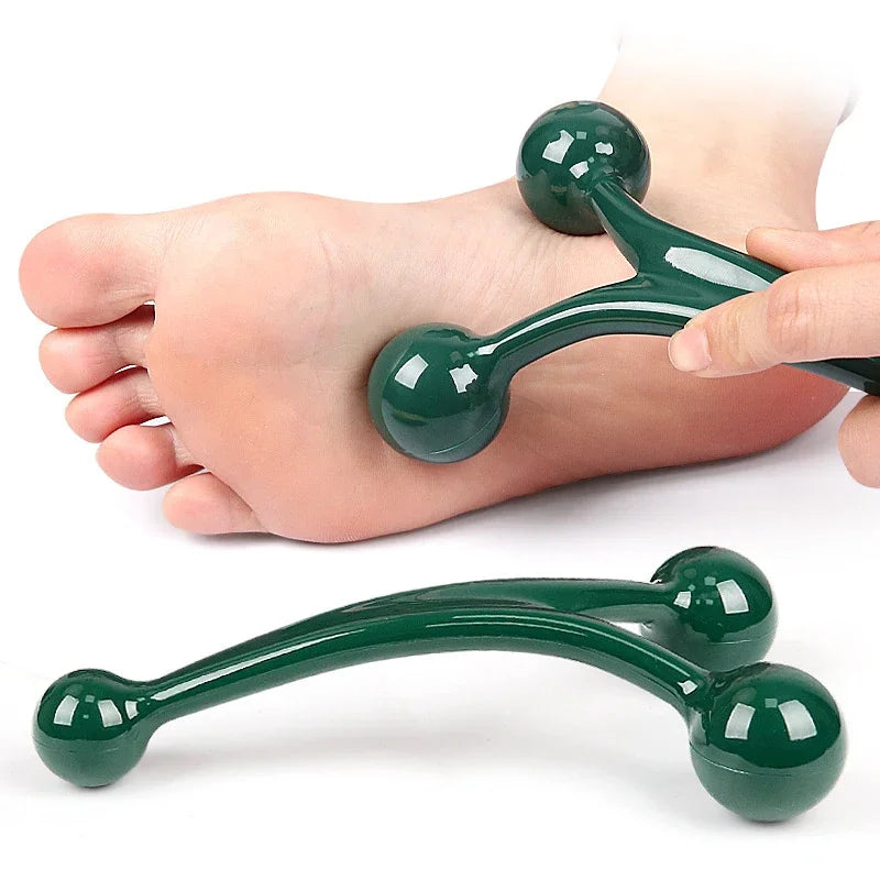 Triangle Ball Massager | Shoulder, Foot & Facial Roller Body Massage Roller QXL
