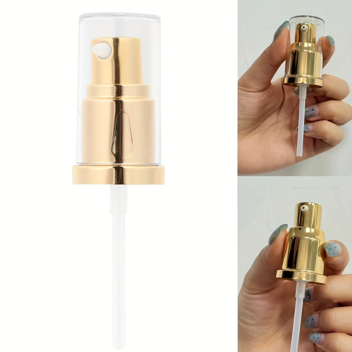 Foundation Pump Replacement Head for Liquid Foundation – Yellow Foundation Pump Head QXL