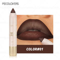 PECOLOVERS Waterproof Multi-Color Lipliner – Long-Lasting Lip Liner Pencil QXL 01