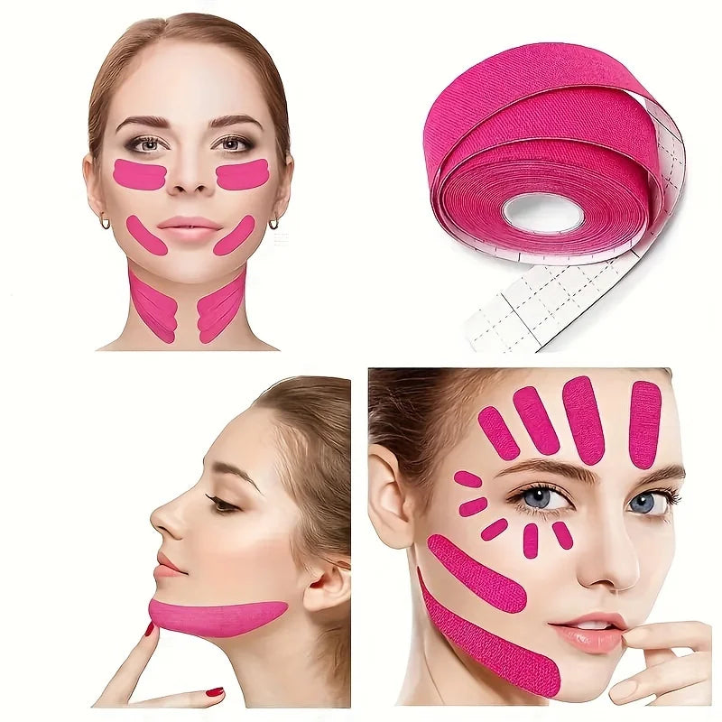 Facial Lifting Tape – Face & Neck Skin Tightening Stickers Facial Lifting Tape QXL