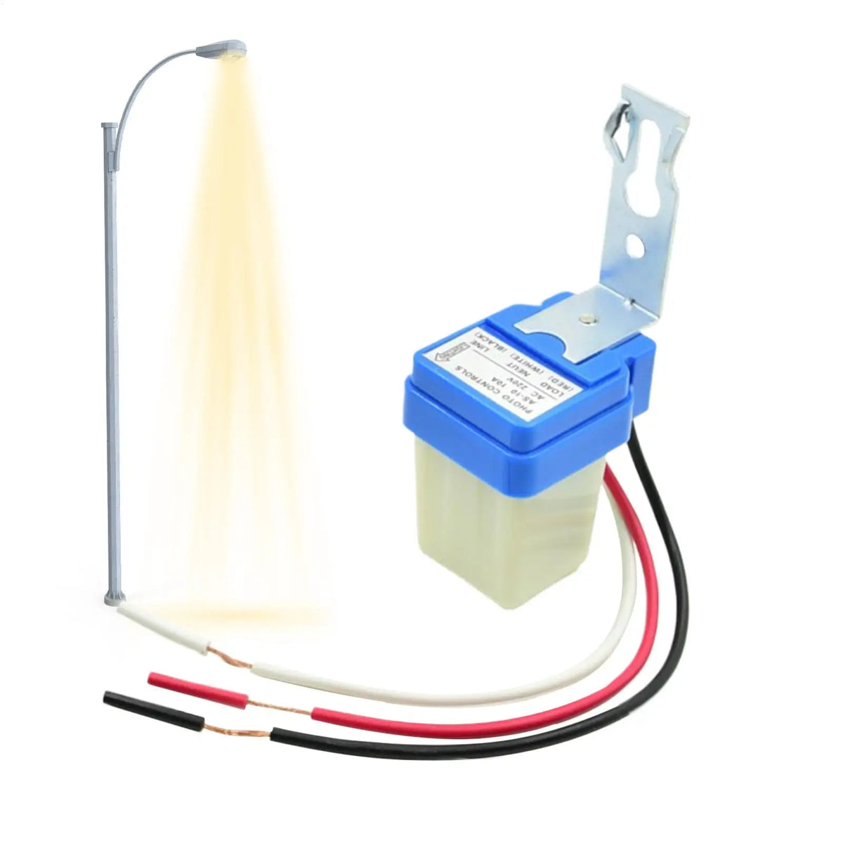 220V Photocell Light Switch | Auto On/Off Sensor IP44 10A Photocell Light Switch QXL
