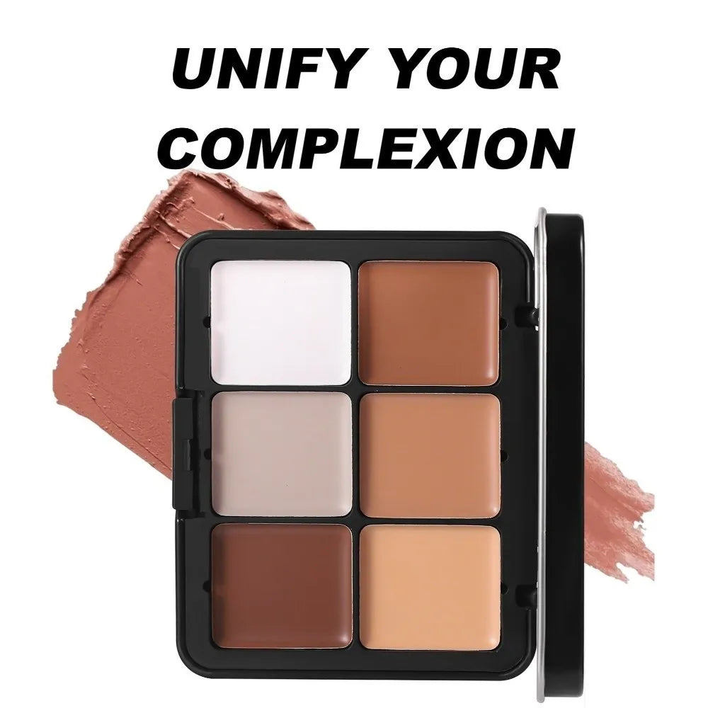 12-Color Blush & Contour Palette | Matte Cream Makeup Face Makeup Palette QXL