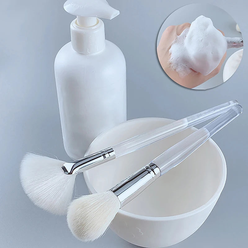Soft Bristle Facial Cleansing & Mask Brush | Skin Care Tool Facial Cleansing Brush QXL