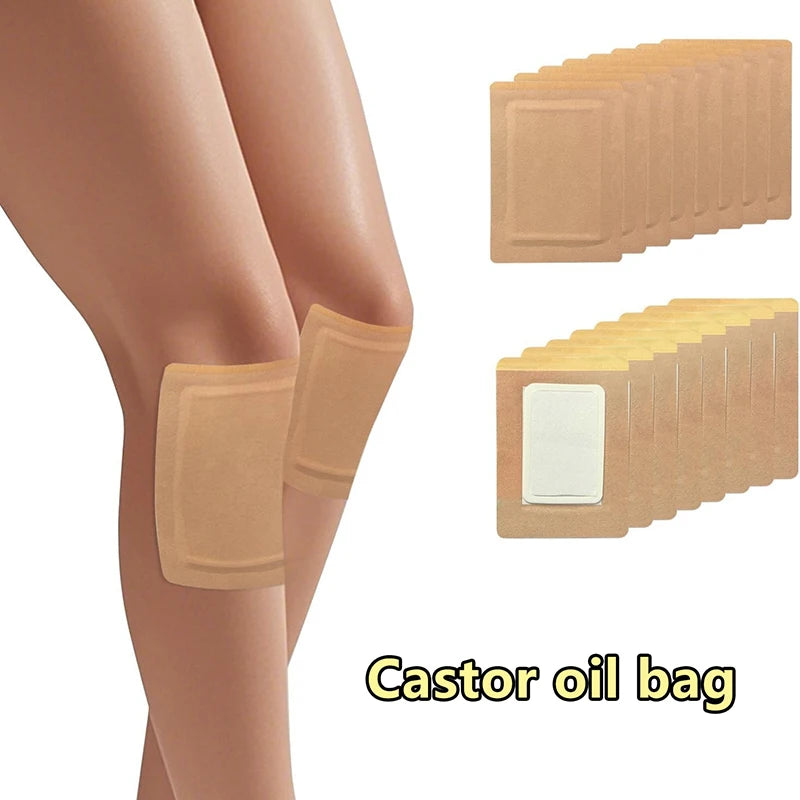 Disposable Self-Adhesive Castor Oil Pack | Navel Belly Patch Castor Oil Patch QXL