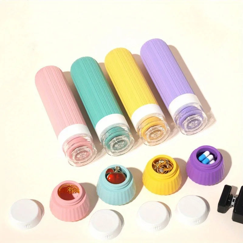 8-Piece Leakproof Silicone Travel Toiletry Bottles Set Travel Toiletry Set QXL