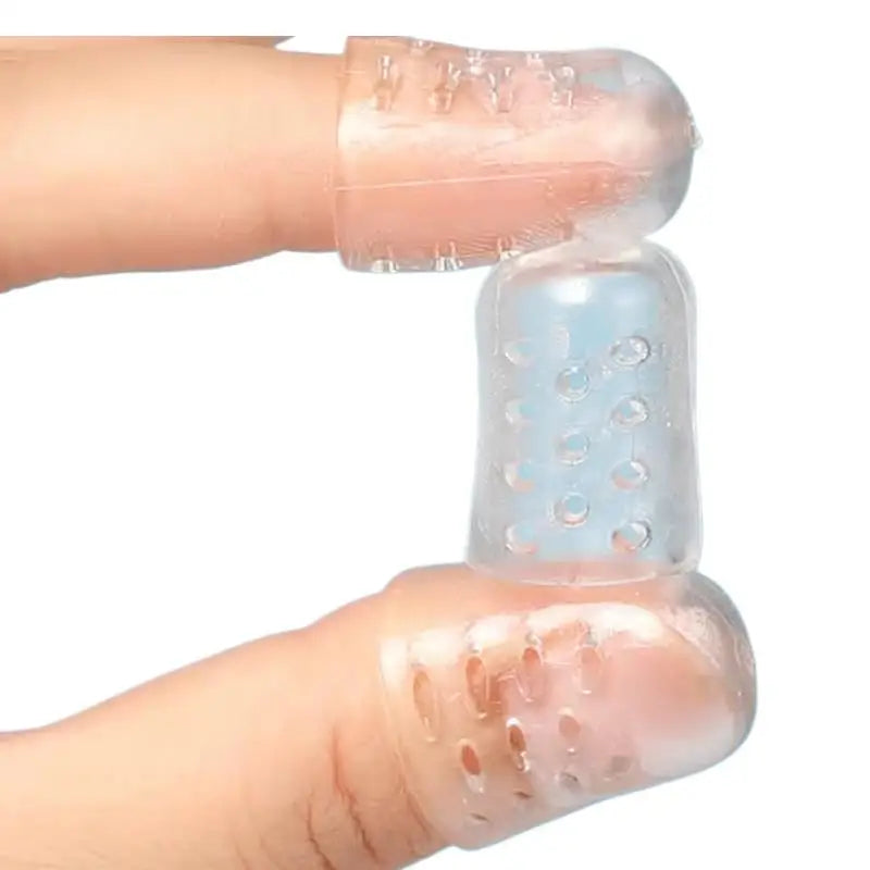 10-Pack Transparent Finger & Toe Guards | Breathable Silicone Finger Toe Guards QXL